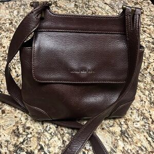 Jones New York Leather Crossbody Bag